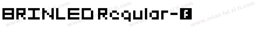 BRINLED Regular字体转换